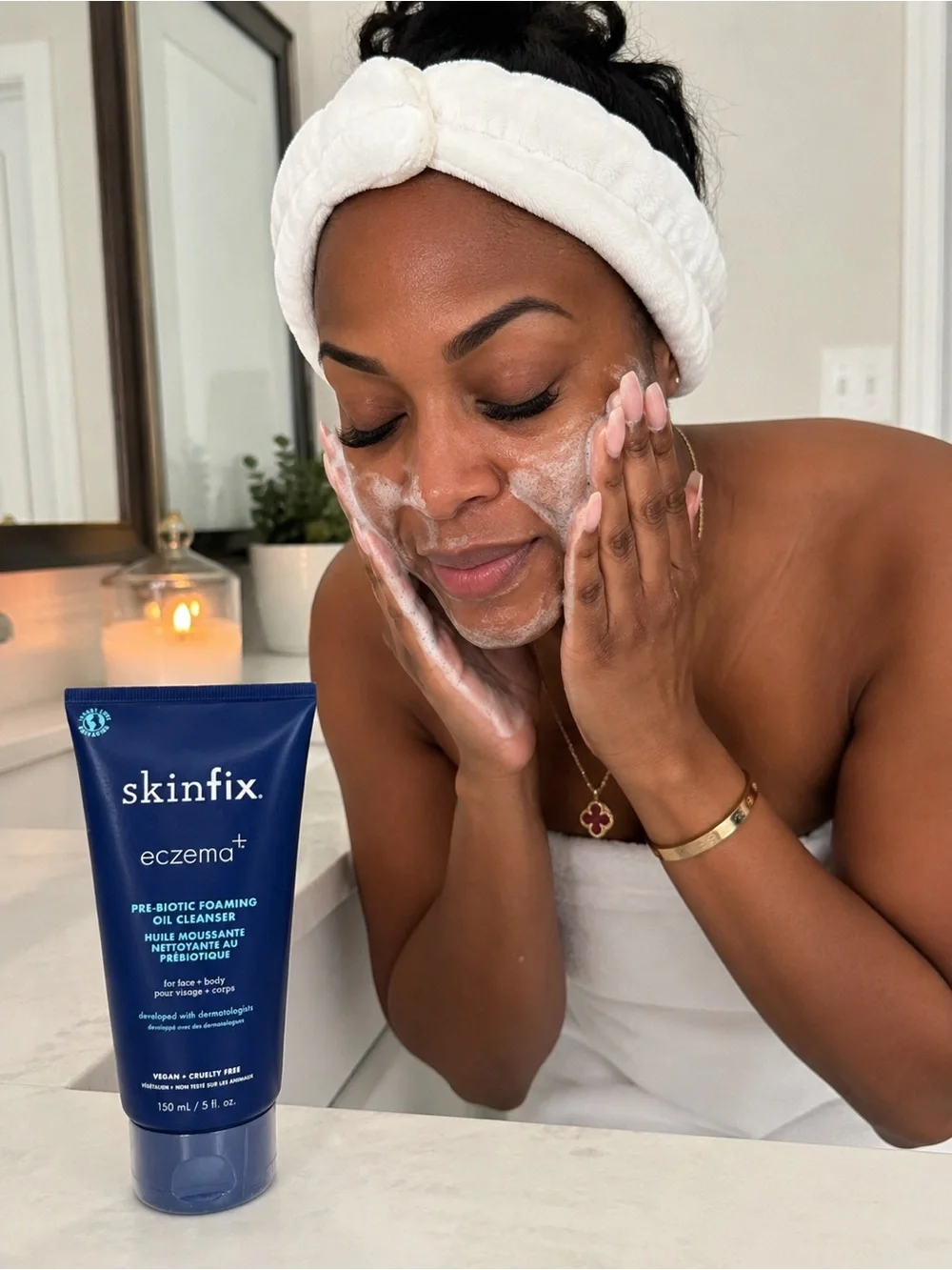 Skinfix Eczema+ Foaming Oil Cleanser NWT 5 oz